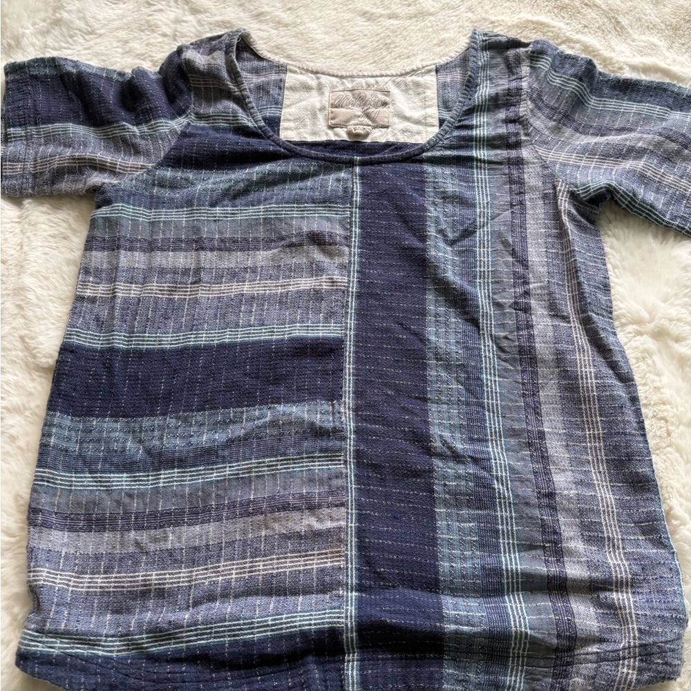 Ace & Jig Neutral Canvas Label Detail Tee